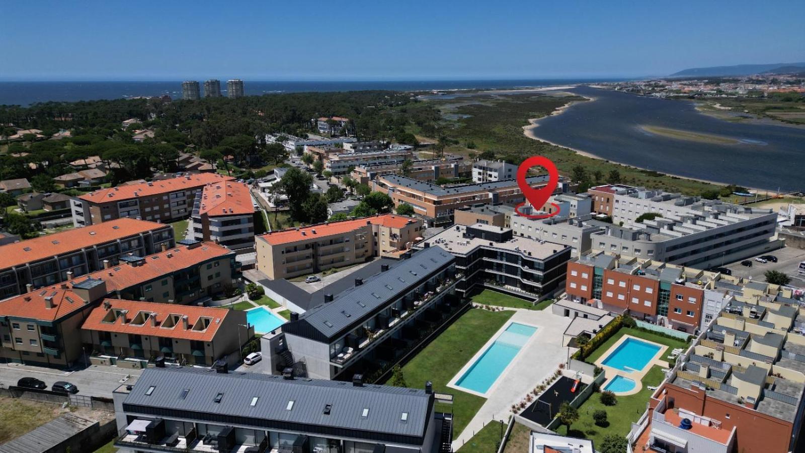 T3 Com Terraco A 500M Da Praia De Ofir Fão Eksteriør bilde